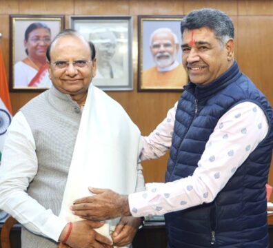 Lieutenant Governor of Delhi with raj kumar bhatia
