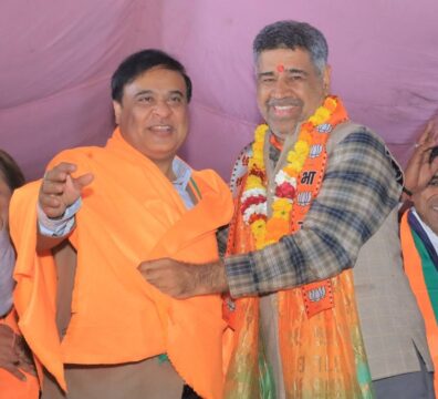 raj kumar bhatia with Dr Himanta Biswa Sarma